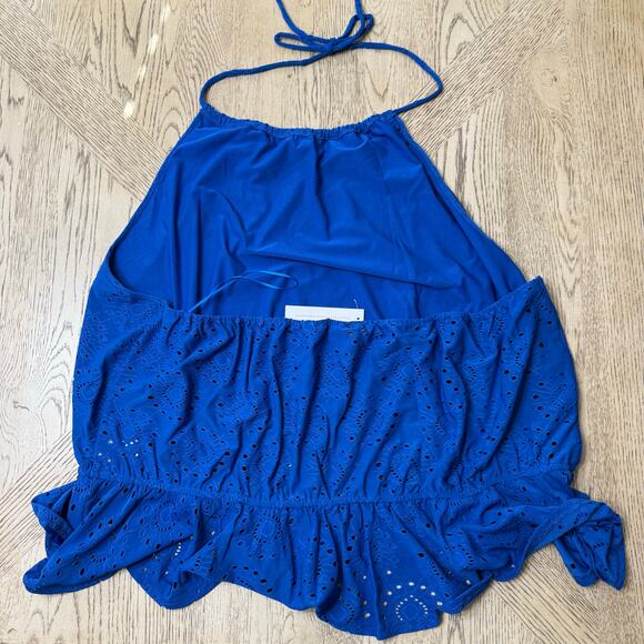 ModCloth Sought After in Sapphire Halter Top 4X NWT - Picture 3 of 11